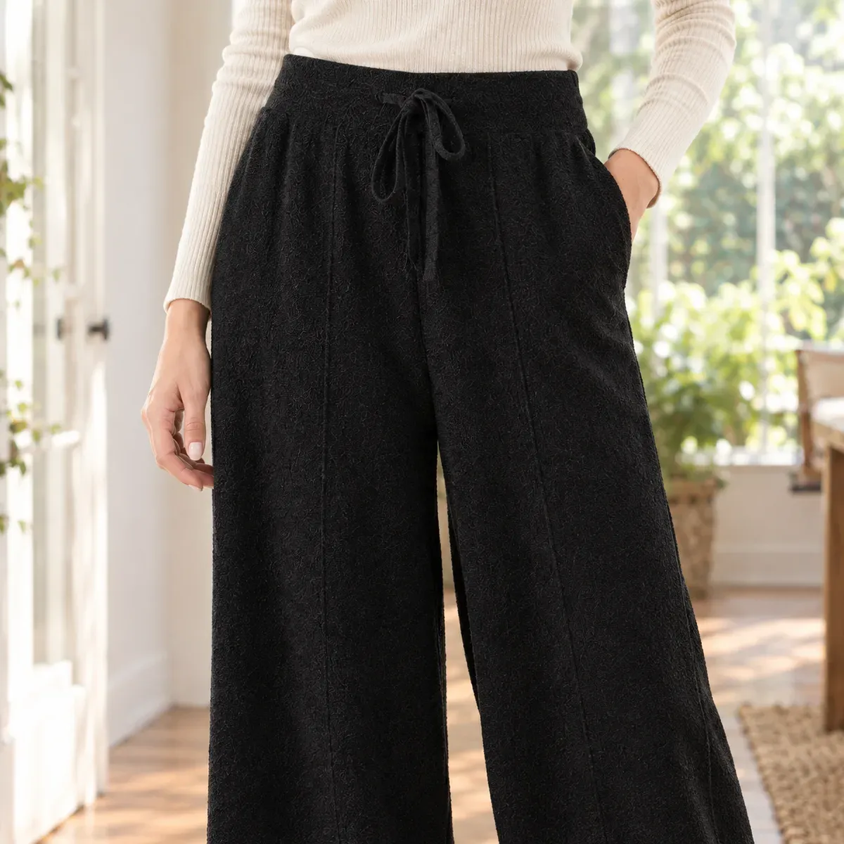 Rebekah Wide Leg Pants — detail