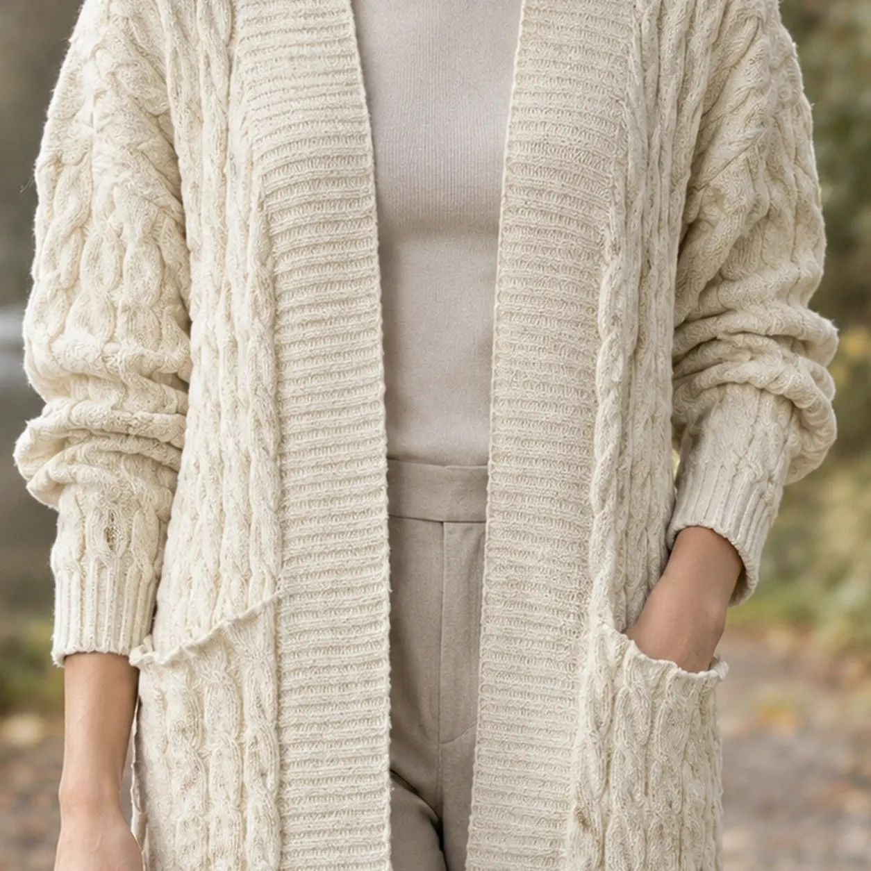 Paloma Cable Knit Cardigan — source gallery photograph 2