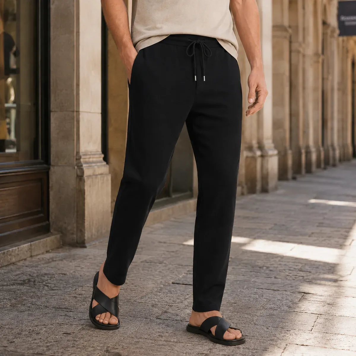Elias Pants in Black