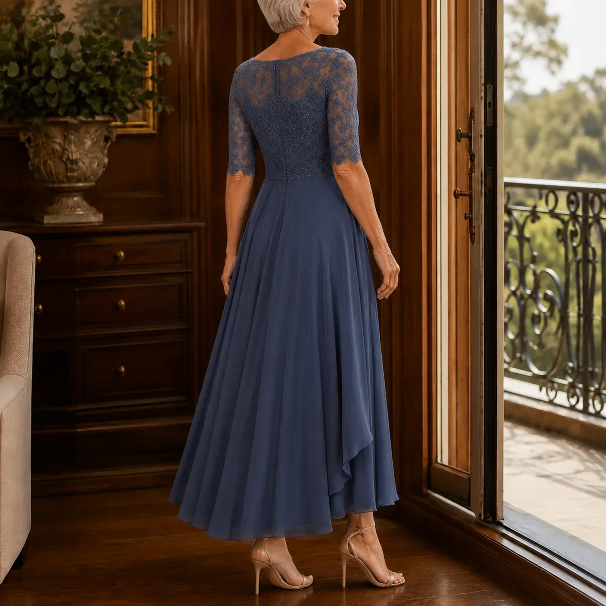 Tallulah Lace Maxi Dress — detail