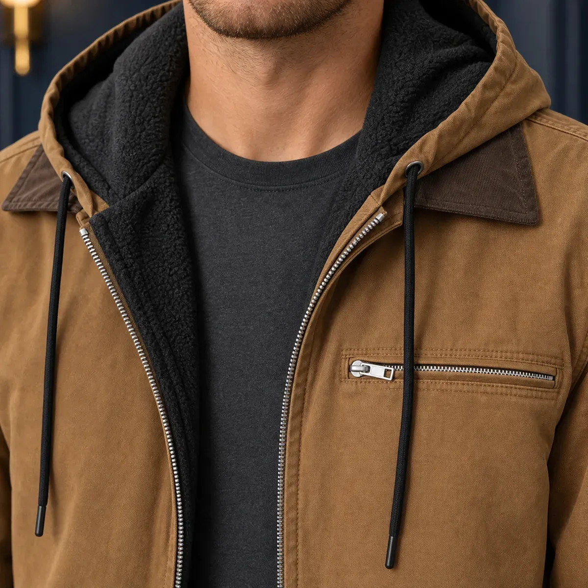 Fabian Hooded Jacket — detail