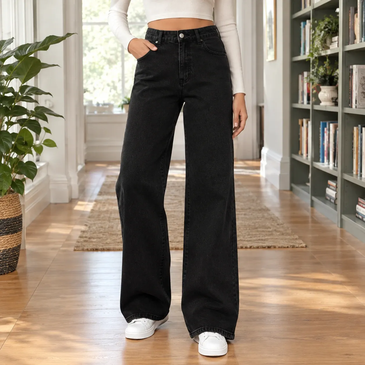 Sofia Wide Leg Jeans — source gallery photograph 1