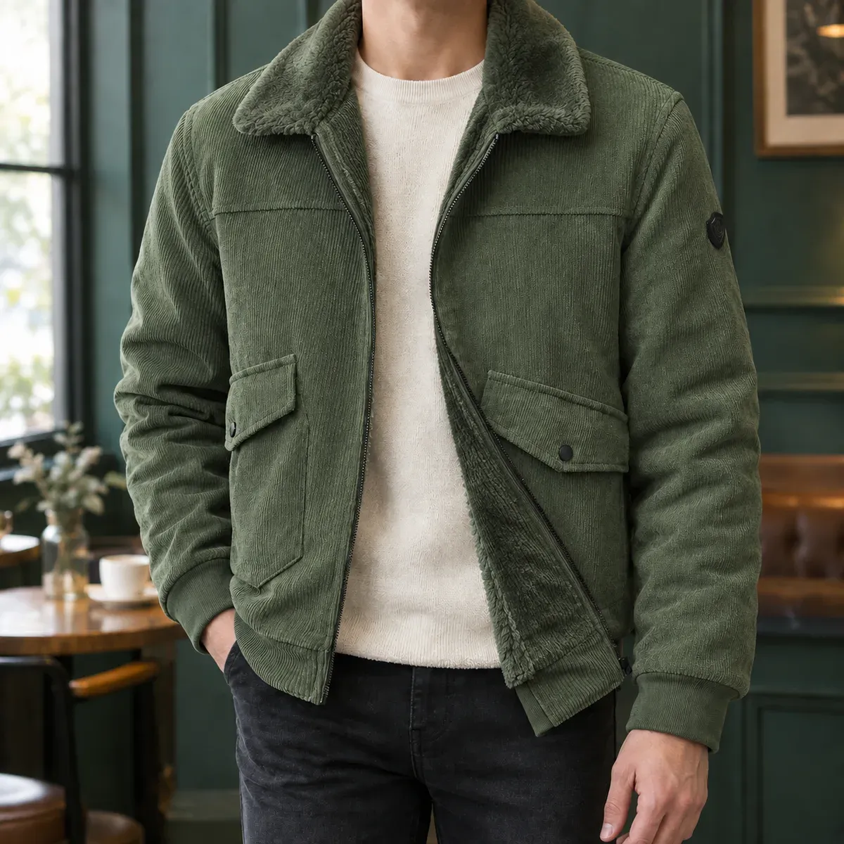 Erasmus Corduroy Jacket — gallery photograph 5