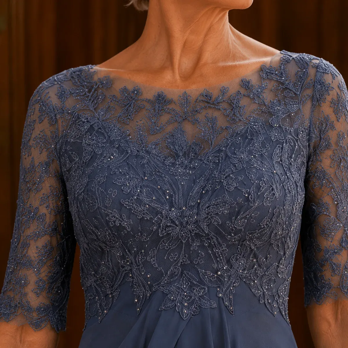 Tallulah Lace Maxi Dress — gallery photograph 3