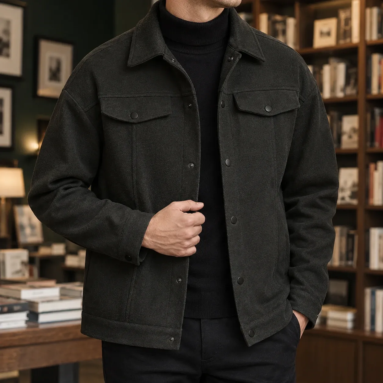 Calvin-Miles Utility Jacket — source gallery photograph 1