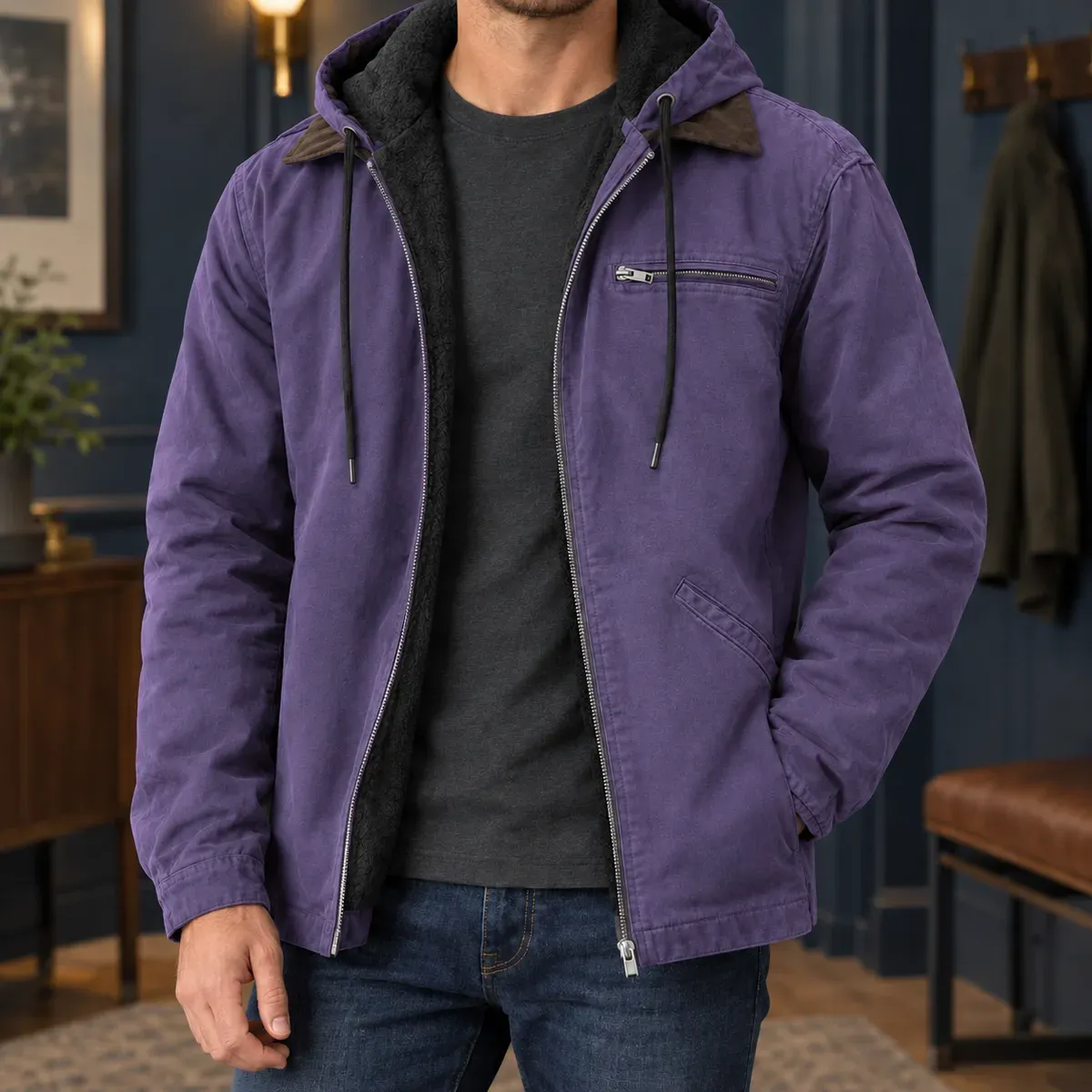 Fabian Hooded Jacket — gallery photograph 6