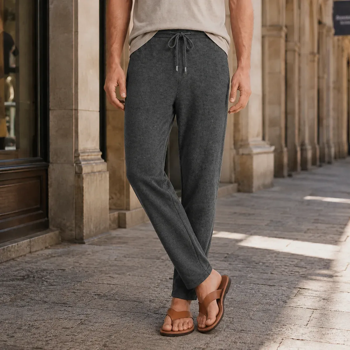 Elias Pants in Dark Gray